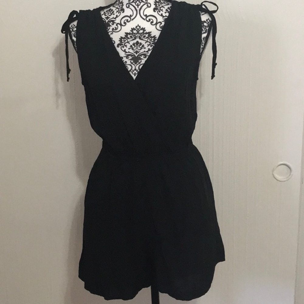 Black romper fully lined size small.